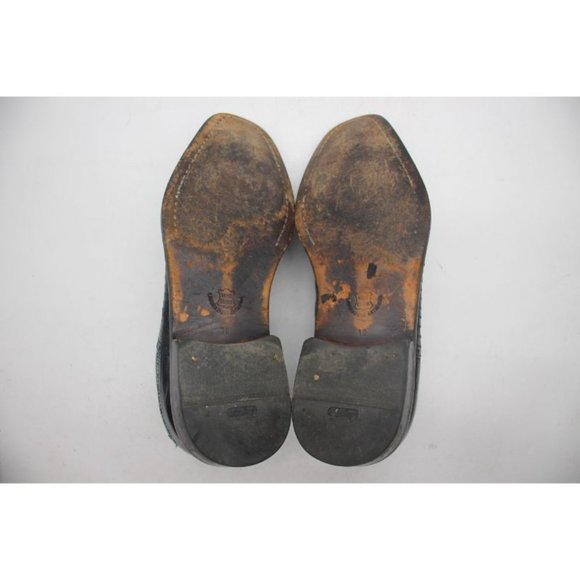 Forli Genuine Teju Navy Lizard Leather Men's Size 10 - Picture 8 of 12